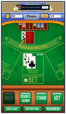 Casino Video Poker Blackjack android App screenshot 3